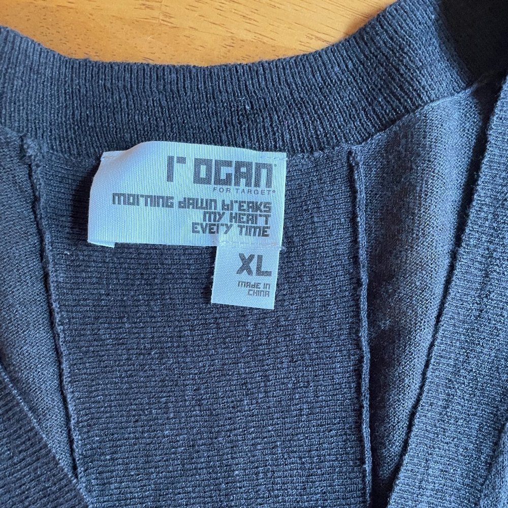 NWOT Rogan For Target size XL gray linen-organic cotton vest - Picture 4 of 9